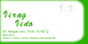 virag vido business card